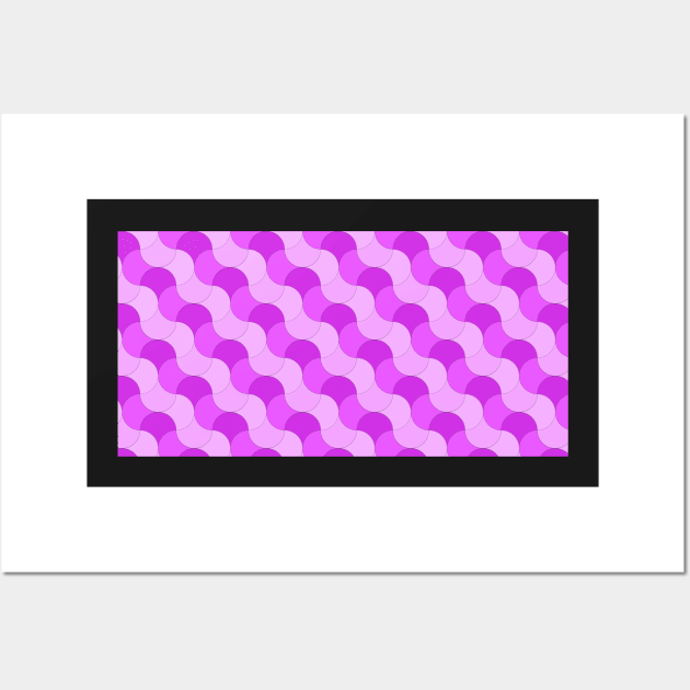 Seamless pattern with waves Wall Art by oscargml